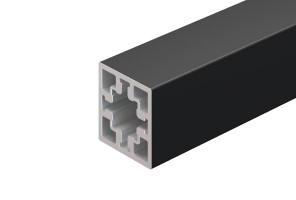 CADRO Профиль базовый 18*18мм, 3м, черный (31560)