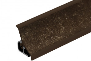 Thermoplast 120 - Плинтус - 4072    Мрамор Де Мази темный 18*18*3000 (MRK 120-1337)