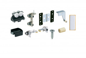 70986 КОМПЛЕКТ ФУРНИТУРЫ WING 77 ДЛЯ 1 ДВУХСТВОРЧАТОЙ ДВЕРИ