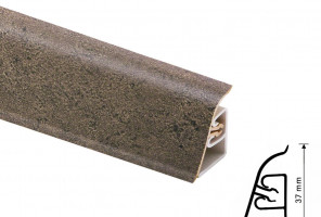 Thermoplast CEZAR BL44 - Плинтус - 148 (4,2)   Валентино глина 37*24*4200 (BL44-068)