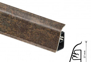 Thermoplast CEZAR BL44 - Плинтус - 302 (4,2)   Ферро бронза 37*24*4200 (BL44-104)