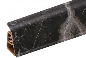 Thermoplast CEZAR BL44 - Плинтус - 222 (4,2)   Эрамоза черный 37*24*4200 (BL44-106)