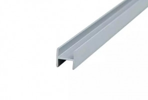 Планка щелевая 6 мм, L=0,6м (Для мебельного щита)  Серебро