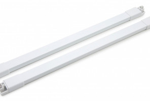 Продольный прямоугольный рейлинг для ящиков СТАРТ Белый SBR09/W/400