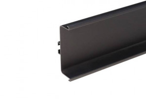 Профиль GOLA алюм. горизонтальный С-образный, Черный 4100мм REHAU