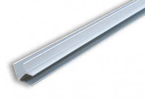 Планка угловая 6 мм, L=0,6м (Для мебельного щита)   ХРОМ