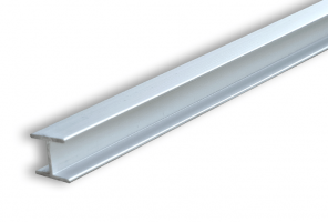 Планка щелевая 6 мм, L=0,6м (Для мебельного щита)   ХРОМ