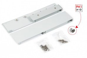 Держатель передней стенки высокого внутреннего СТАРТ с традиционными боковинами SBH44/GR  СЕРЫЙ БОЯРД