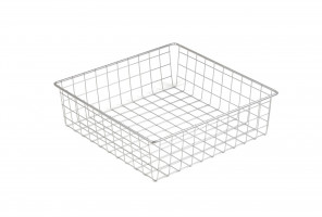 Корзина сетчатая 485х485х200 белая