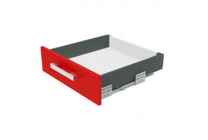 Ящик СТАРТ с ПРЯМЫМИ боковинами Серый SB18GR.1/400, выс. стенки 86мм