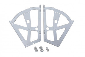 Обувница двойная Белая  113991