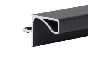 Профиль GOLA алюм. для полок 16мм, Черный 4100мм REHAU