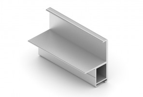 АРИСТО Профиль вертикальный NOVA, 2700, серебро   NB0487