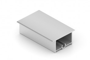 АРИСТО Профиль средний закрытый NOVA, 5400, серебро   NB0486