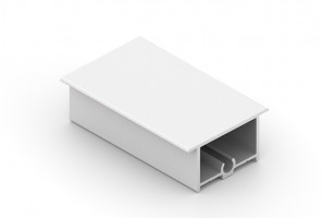 АРИСТО Профиль средний закрытый NOVA, 5400, белый   NB0486