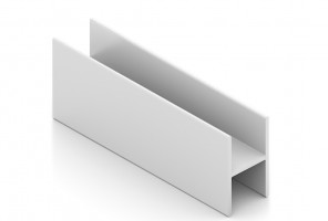АРИСТО Профиль средний без самореза ЭКО CKRU0471, 5400, белый