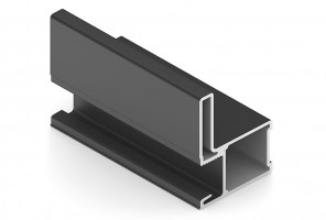 АРИСТО Профиль вертикальный l, 2700, черный   AS0639