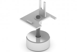 АРИСТО Ножки регулируемые 4СТЦ, серебро   FX0010