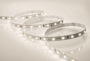 Лента светодиодная 60 диодов/м.п. 3528 теп.белый,12V,4.8W открытая, IP20 LR1-WW60