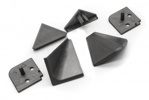 Аксессуары для плинтуса Элит, Плато, Черный