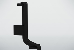 Угол для горизонт. профиля GOLA 90гр. L наружный, черный/черный REHAU