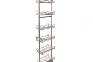 Пенал выкатной 6-ярусный M400 с доводчиком 345*495*(1900-2200)мм, LS6/400Р/NS