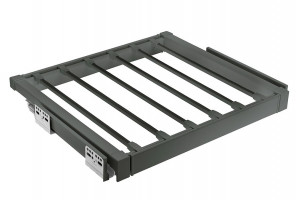 Вешалка для брюк с доводчиком, полного выдв., графит   WG-WSPOD70-60