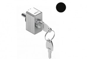 АРИСТО Замок универс. для дверей-купе, черный   AS0812