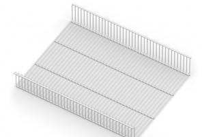 АРИСТО Полка-корзина проволочная, серия 460, L=550, белый   WA0335