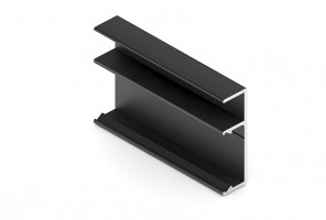 АРИСТО Профиль полки с подсветкой, 2700, черный   DE0559
