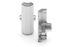 АРИСТО Уголок заглушки направляющей 4ПДВ, серебро   FH0043