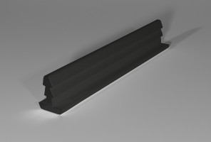 Профиль AL ДР 1-13 черный 4100мм