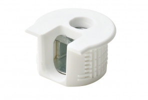 Стяжка-эксцентрик RAFIX 20 БЕЗ утолщения Белая для деталей толщиной от 16мм (263.10.703)