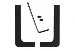 Заглушки откр. для горизонт. профиля GOLA BALANCE " L" Черный   RZ051.01BL   БОЯРД