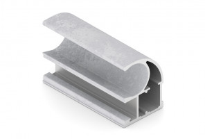 АРИСТО Профиль вертикальный C, 2700, жемчуг серый   AS0010