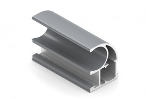 АРИСТО Профиль вертикальный C, 2700, антрацит   AS0010