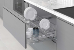 Cargo 900мм Посудосушитель Starax (860-880х520х185) хром   S-2034-C