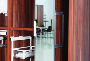 Поворотный механизм для зеркала, 160мм (120х340х1300)   АНТРАЦИТ  S6612-А (S-6615)