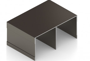 АРИСТО Направляющая двойная верхняя ЭКО, 5400, бронза   AE0492