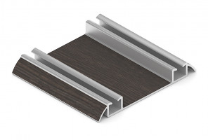 АРИСТО Направляющая двойная нижняя ЭКО, 5400, венге темный   AE0488