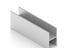 АРИСТО Профиль средний ЭКО без винта, 5400, серебро   AE0471