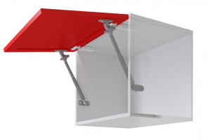 Газлифт 8кг. Графит с амортизатором GL106GRPH/80/3   БОЯРД