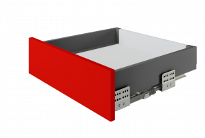 Ящик СТАРТ PUSH с ПРЯМЫМИ боковинами Графит SB28GRPH.1/500, выс. стенки 86мм