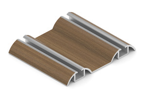 АРИСТО Направляющая двойная нижняя, 5400, орех благородный   AS0504