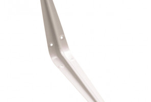 Консоль с одним ребром жесткости 150х200х0,7мм, белый