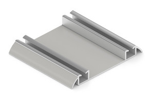 АРИСТО Направляющая двойная нижняя ЭКО, 5400, серый кашемир   AE0488