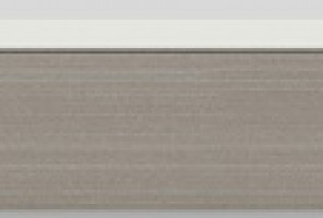 PMMA Кромка-Доппиа Альпийский белый-алюминий 1,3х23х75мм (PM W8902) EGGER