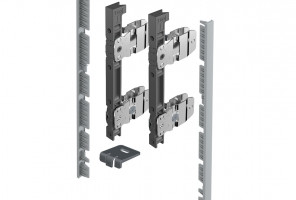 9257613 КОМПЛЕКТ СОЕДИНИТЕЛЕЙ ПЕРЕДНЕЙ ПАНЕЛИ ВНУТР. ЯЩИКА AVANTECH YOU,H187,СЕРЕБРИСТЫЙ