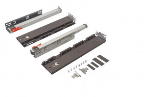 Samet Ящик FLOWBOX H106 PUSH OPEN с довод. 500 Антрацит, 12716713660745