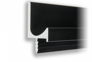 RP003BL.1/000/3000 Черный матовый (Ручка-профиль мебельная AL)